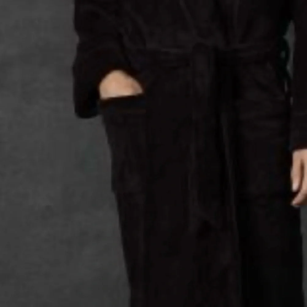Polo Ralph Lauren Men’s Black Robe XL-Lightweight Travel-GYM GUYS FOR YOU ✈️🏋️